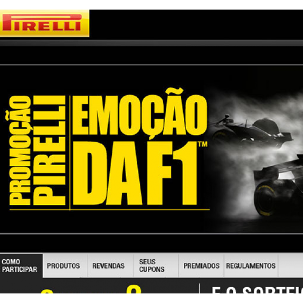 Promoção Pirelli Emoção Da F1